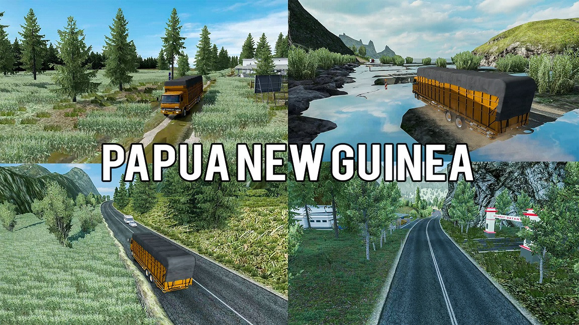 Rework Map Freeport (Papua New Guinea) by OJE_PeJe Team - ETS2 1.32 TO 1.38
